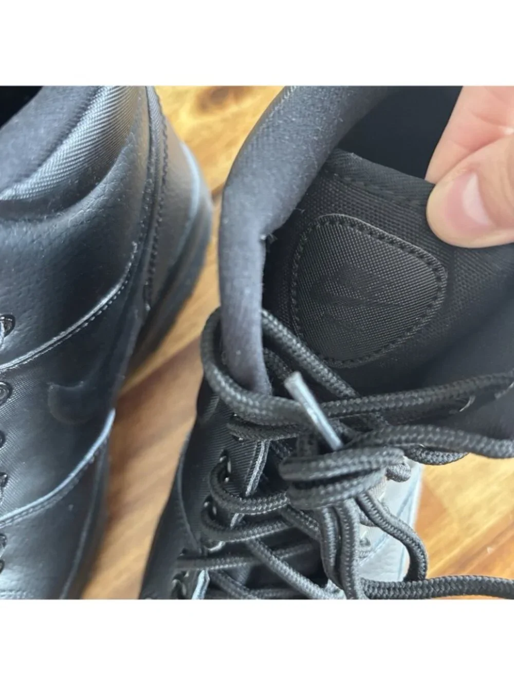 Nike Kids' Manoa Lace Up Hiking Boots Black‎ YOUTH 6Y Big Kid School Casual NEW